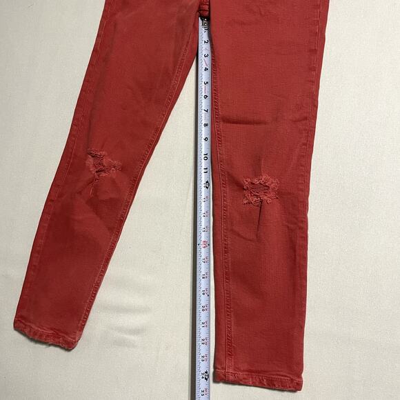 Pilcro and the Letterpress‎ Anthropologie High Rise Distressed Jeans - Size 26 - Picture 5 of 8